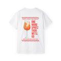 ONE MORE SPRITZ oversized graphic tee in White with back print