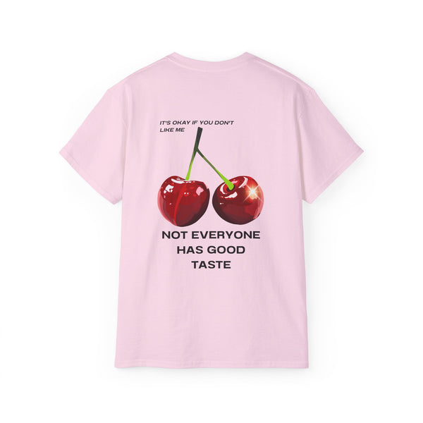 IT'S OKEYYY oversized graphic tee in Light Pink with back print