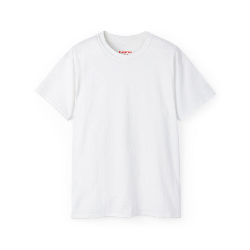 EXPENSIVE BRUNCH oversized graphic tee in White, front view