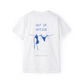 OUT OF OFFICE oversized graphic tee in White with back print