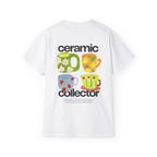 CERAMIC LOVER oversized graphic tee in White with back print