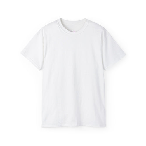 BONJOUR PARIS oversized graphic tee in White, front view