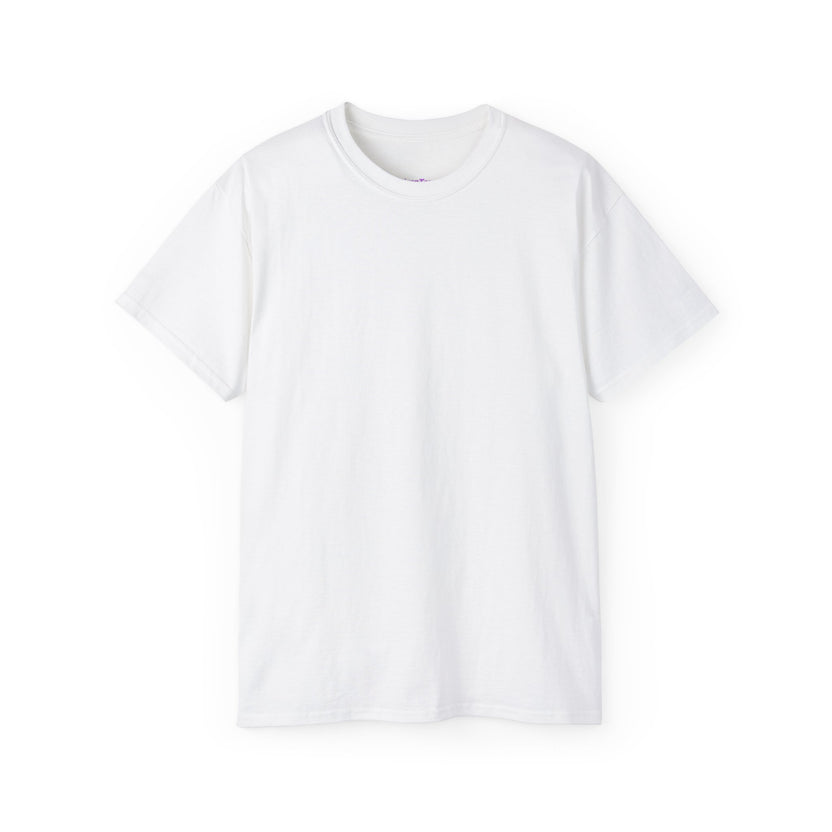 BONJOUR PARIS oversized graphic tee in White, front view