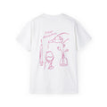 POUR DECISIONS oversized graphic tee in White with back print