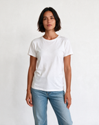 HOT BOYFRIEND oversized graphic tee on model, studio lifestyle photograph, front