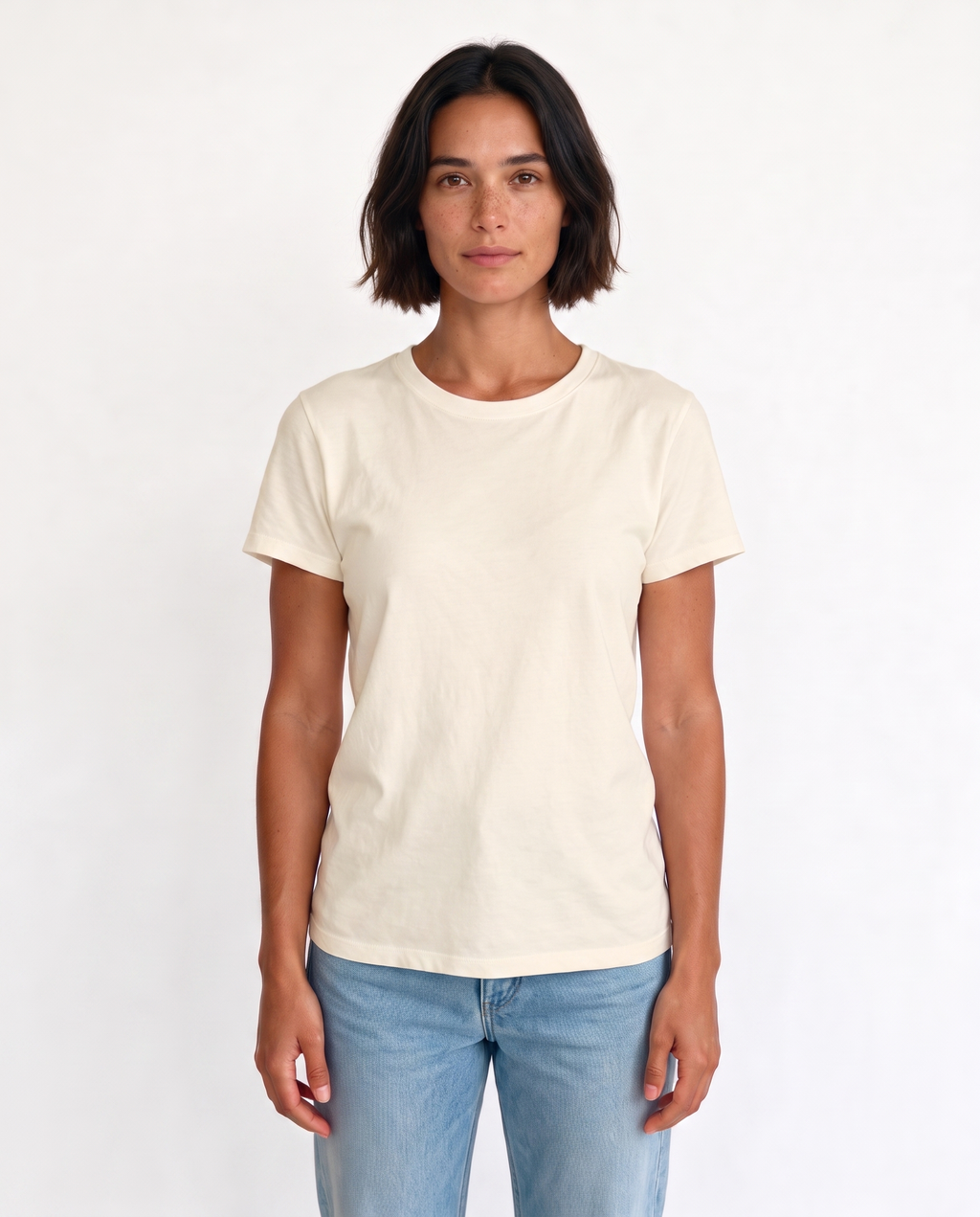ONE MORE SPRITZ oversized graphic tee on model, studio lifestyle photograph, front