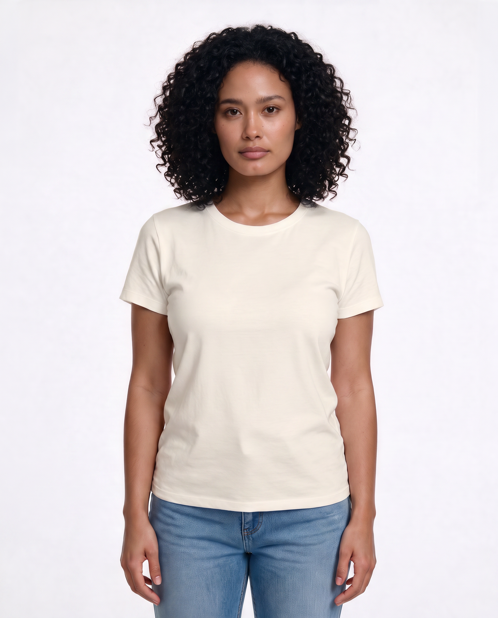 POUR DECISIONS oversized graphic tee on model, studio lifestyle photograph, front