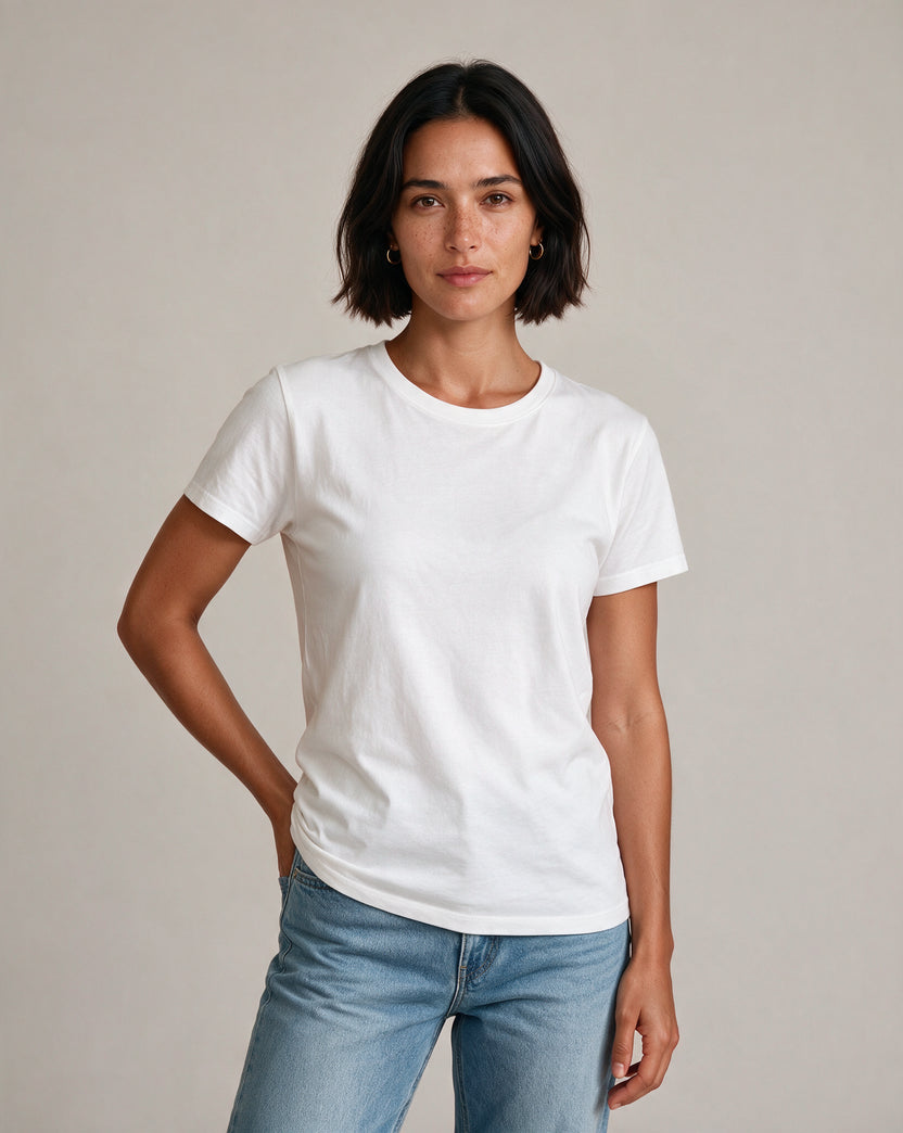 CERAMIC LOVER oversized graphic tee on model, studio lifestyle photograph, front