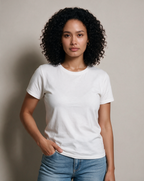 EXPENSIVE BRUNCH oversized graphic tee on model, studio lifestyle photograph, front