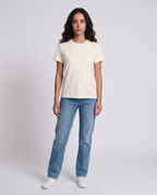 PORNSTAR oversized graphic tee on model, studio lifestyle photograph, front