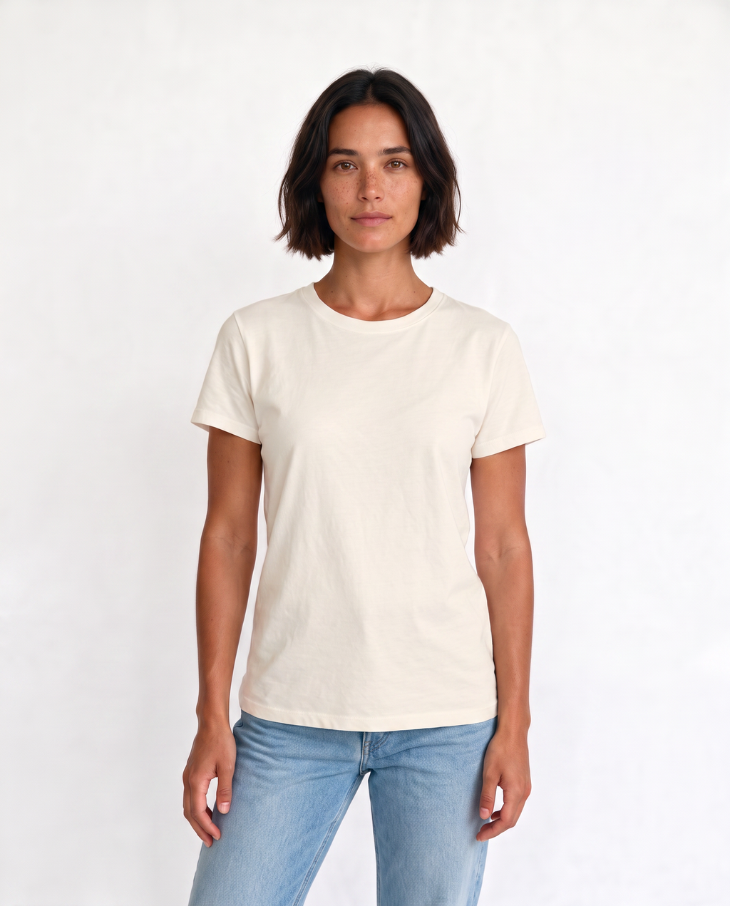 YOU'RE FORGOTTEN oversized graphic tee on model, studio lifestyle photograph, front
